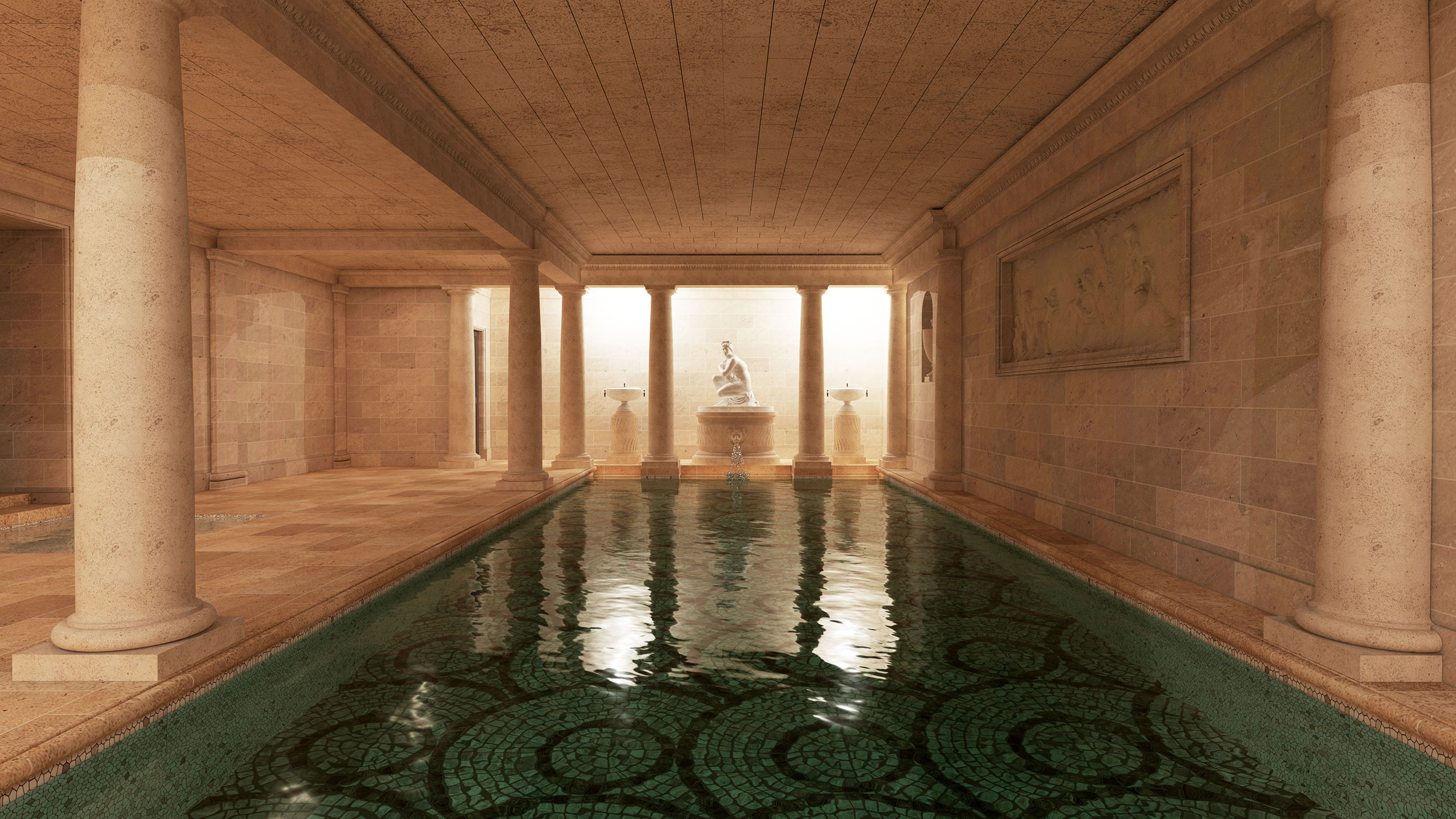 piscine en pierre de taille